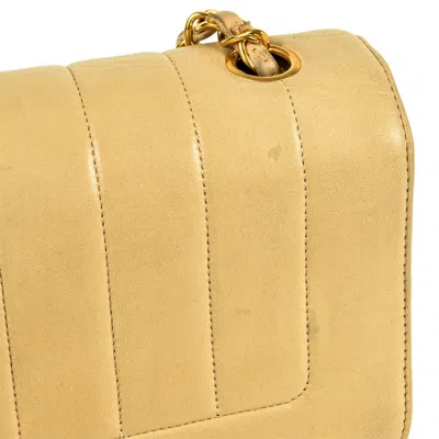 Pre-owned Chanel Beige Shoulder Bag () In Sand