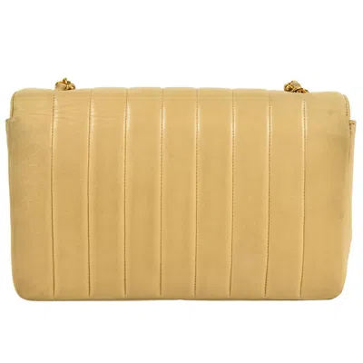 Pre-owned Chanel Beige Shoulder Bag () In Sand