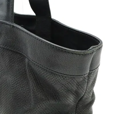 Pre-owned Chanel Black Leather Shoulder Bag Tote Bag ()