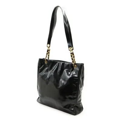 Pre-owned Chanel Black Leather Shoulder Bag Tote Bag ()