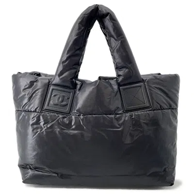 Pre-owned Chanel Black Nylon Tote Bag ()