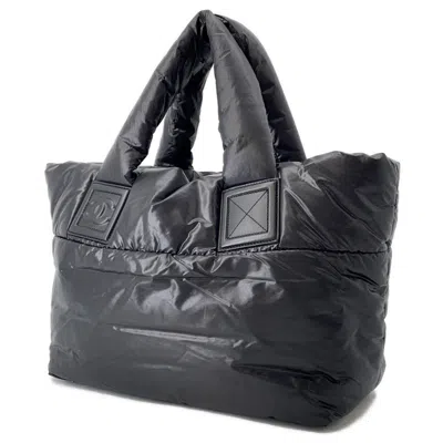 Pre-owned Chanel Black Nylon Tote Bag ()