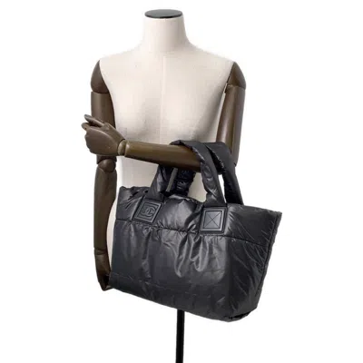 Pre-owned Chanel Black Nylon Tote Bag ()