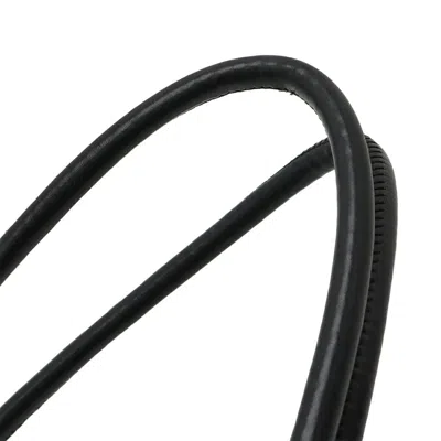 Pre-owned Chanel Black White Leather Shoulder Bag Tote Bag () In Multi