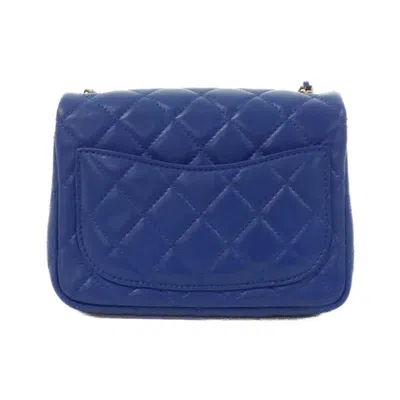 Pre-owned Chanel Blue Leather Shoulder Bag ()