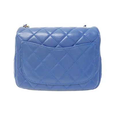 Pre-owned Chanel Blue Leather Shoulder Bag ()