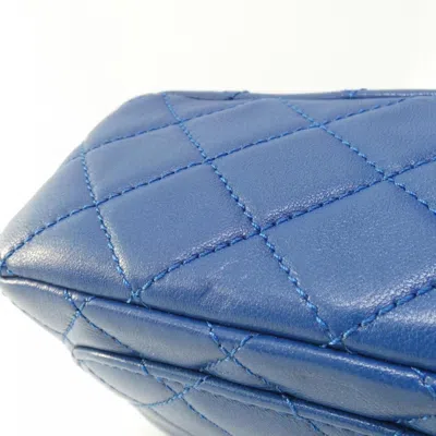 Pre-owned Chanel Blue Leather Shoulder Bag ()