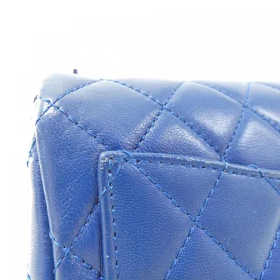 Pre-owned Chanel Blue Leather Shoulder Bag ()