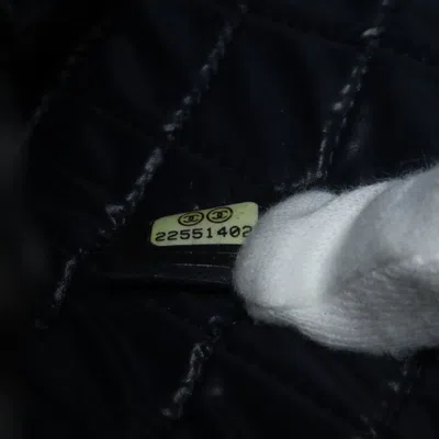 Pre-owned Chanel Blue Navy Leather Clutch Bag ()