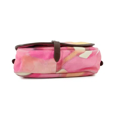 Pre-owned Chanel Multi-color Suede Leather Messenger Bag Shoulder Bag ()