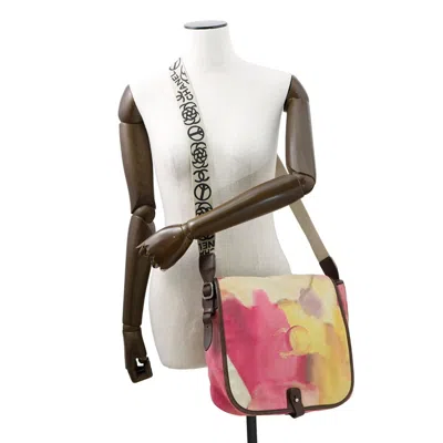 Pre-owned Chanel Multi-color Suede Leather Messenger Bag Shoulder Bag ()