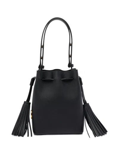 Valentino So Seau Small Leather Bucket Bag In Black