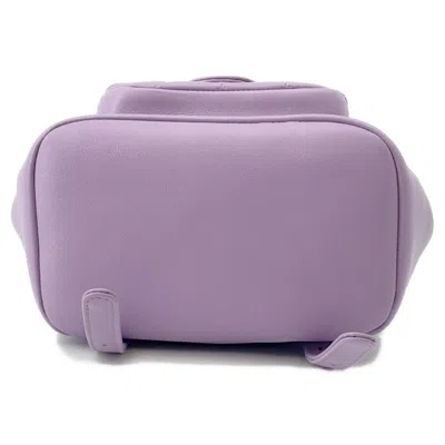 Pre-owned Chanel Purple Leather Backpack ()