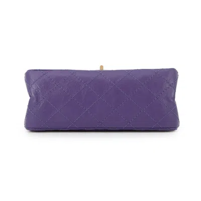 Pre-owned Chanel Purple Leather Shoulder Bag ()