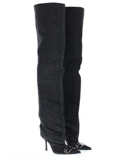 Diesel Boot "d-venus 90" In Black