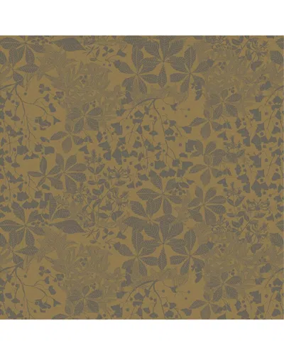 Garnier Thiebaut Super Nature Or Pale French Tablecloth In Brown