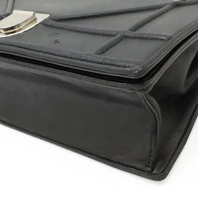 Pre-owned Dior Christian  Black Leather Clutch Bag Shoulder Bag ()