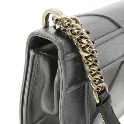 Pre-owned Dior Christian  Black Leather Clutch Bag Shoulder Bag ()