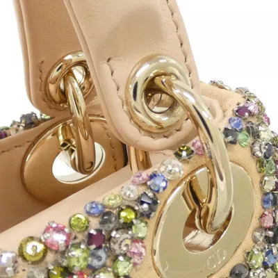 Pre-owned Dior Christian  Multi-color Leather Rhinestone Shoulder Bag ()