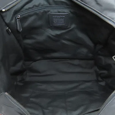 Pre-owned Coach Beige Black Nylon Tote Bag () In Multi