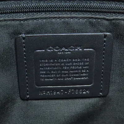 Pre-owned Coach Black Pvc Backpack ()