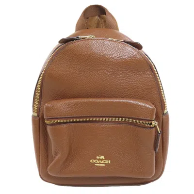 Pre-owned Coach Brown Leather Backpack ()