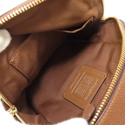 Pre-owned Coach Brown Leather Backpack ()