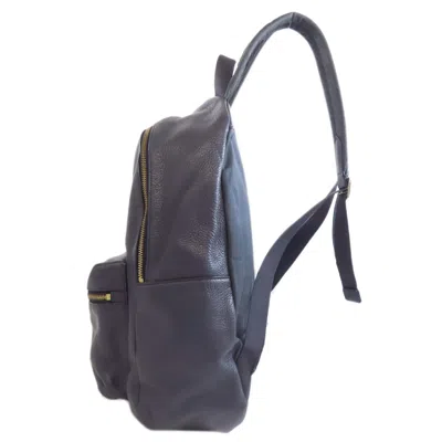 Pre-owned Coach Gray Leather Backpack ()