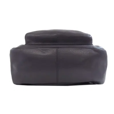 Pre-owned Coach Gray Leather Backpack ()