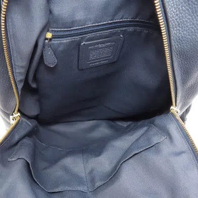 Pre-owned Coach Gray Leather Backpack ()