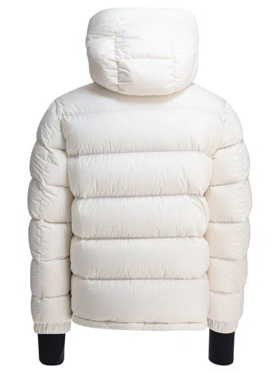 Moncler Isorno White Hooded Ski Down Jacket In White