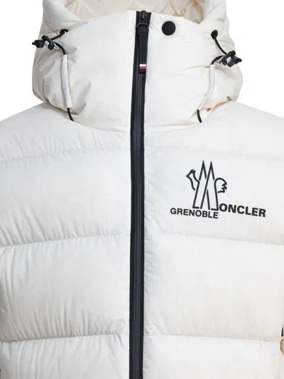 Moncler Isorno White Hooded Ski Down Jacket In White