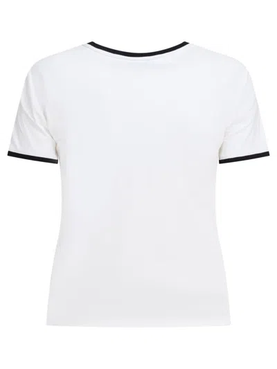 Self-portrait T-shirts In White