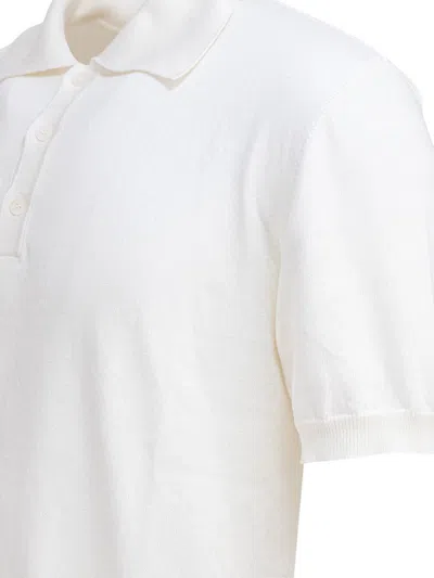 Altum Short-sleeve Polo Shirt In White