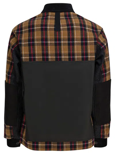 Junya Watanabe Lightweight Check Jacket Jackets And Coats Brown In Brown