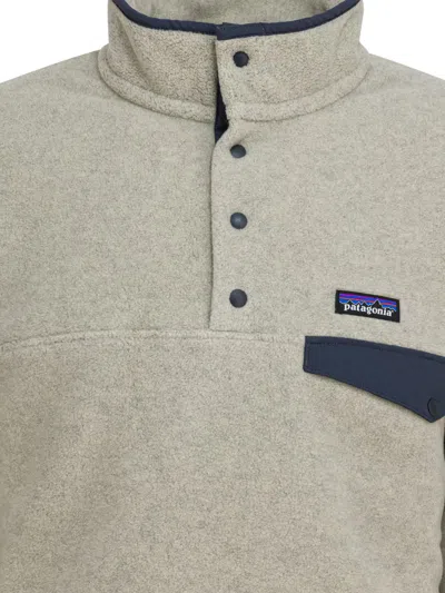 Patagonia Lightweight Synchilla Snap-t Fleece Jackets And Coats Grey In Gray