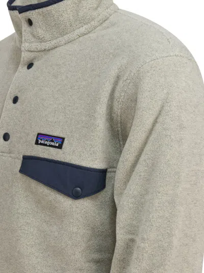 Patagonia Lightweight Synchilla Snap-t Fleece Jackets And Coats Grey In Gray