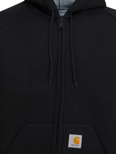 Carhartt Wip Black Polyester Cotton Jacket In Black