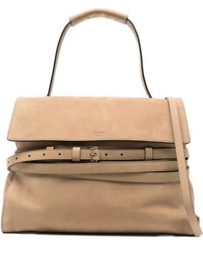 Moschino Versatile Tote Bag Adjustable Strap In Neutral