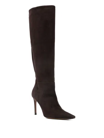 Roberto Festa Pointed Stiletto-heel Boots In Brown