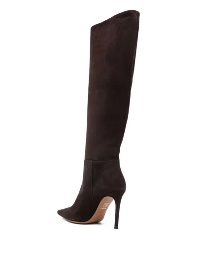 Roberto Festa Pointed Stiletto-heel Boots In Brown