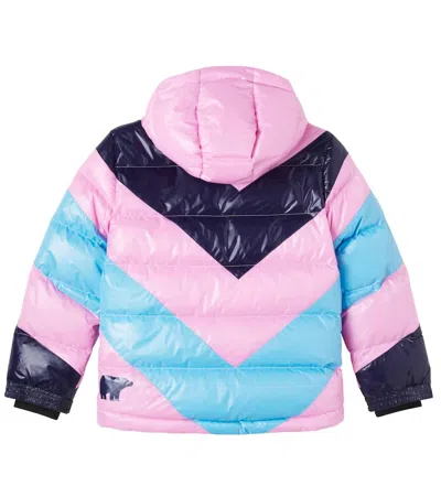 Perfect Moment Super Mojo Colorblocked Down Ski Jacket In Multi