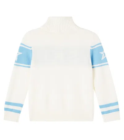 Perfect Moment Wool Turtleneck Sweater In Multi