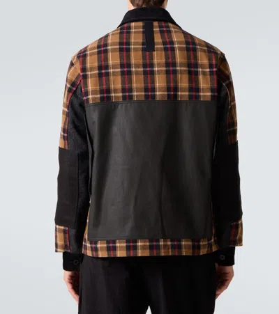 Junya Watanabe Lightweight Check Jacket Jackets And Coats Brown In Brown