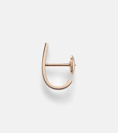 Repossi Berbere 18kt Rose Gold Single Earring In Gold