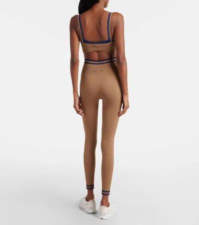 The Upside Form Seamless 25in Midi Pant In Brown