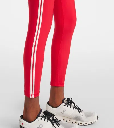 The Upside Oxford 25 In Drawstring Leggings In Red