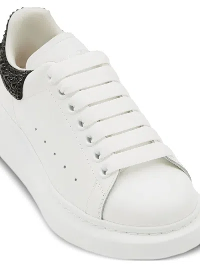 Alexander Mcqueen Leather Sneakers In White