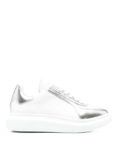 Alexander Mcqueen Sneakers White In Silver