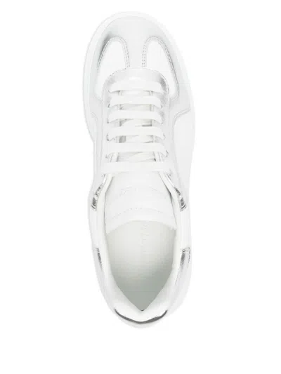 Alexander Mcqueen Sneakers White In Silver